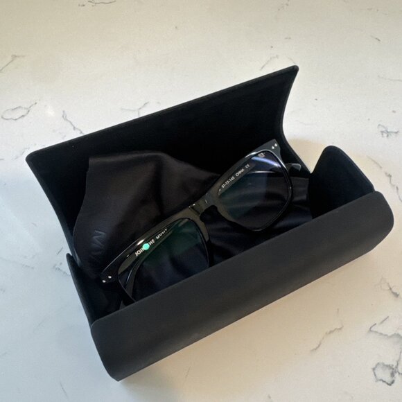 MVMT Reveler Blue Light Blocking Glasses w/ Case — AAAM-BLUE 57-17-145 — Black - Picture 8 of 10